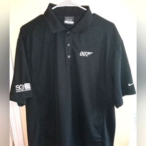 Nike golf Polo 007 Edition black in color